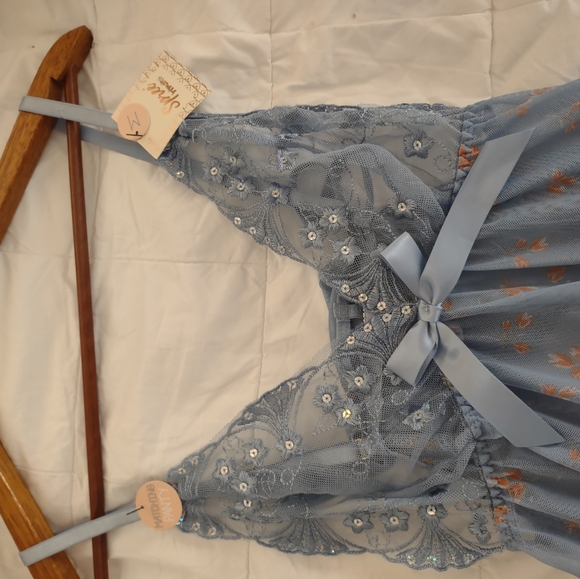 NWT 2 piece babydoll and thong lingerie - Picture 4 of 10